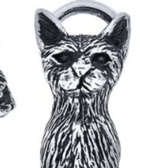 Cat 3D Sterling Silver Jewelry Charm #pet - Picture 8 of 8